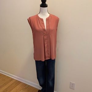 The Limited sleeveless top, mauve color, size M